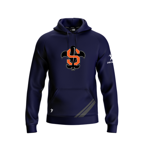 [FOLHSMNV-YXS-LOGO2] Decker Summit Hoodie (Youth XS, Navy, Logo 2)