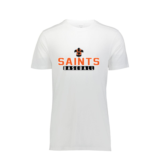 [FTSCUBWH-AS-LOGO3] Decker Men's Tri-Blend T-Shirt - Short Sleeve (Adult S, White, Logo 3)