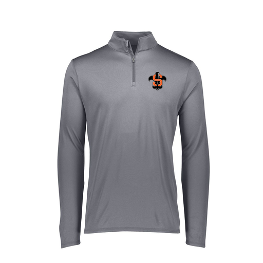 [FTLQFLGY-FAXS-LOGO2] Decker Women's Flex-Lite 1/4 Zip Shirt (Female Adult XS, Gray, Logo 2)