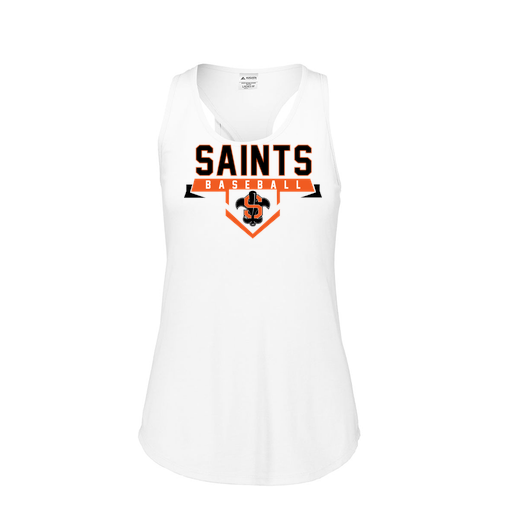 [3078.005.S-LOGO1] Ladies Tri Blend Tank Top (Female Adult S, White, Logo 1)