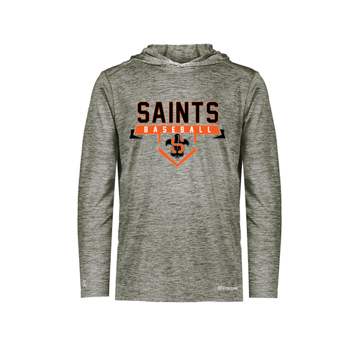 [FOLHCGGY-AS-LOGO1] Decker Men's Charge Hoodie (Adult S, Gray, Logo 1)