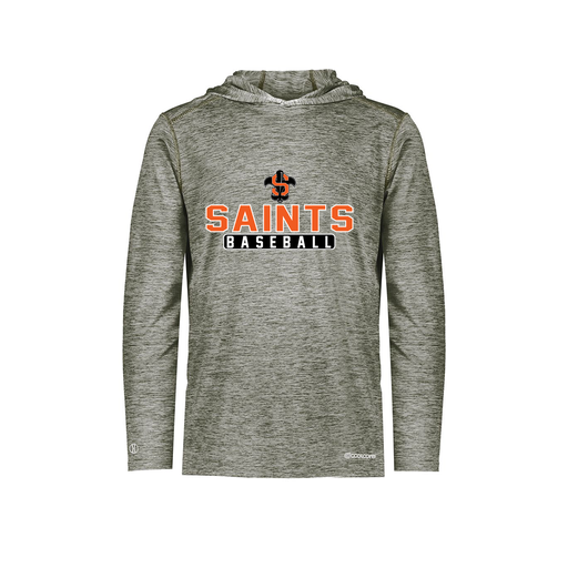 [FOLHCGGY-AS-LOGO3] Decker Men's Charge Hoodie (Adult S, Gray, Logo 3)