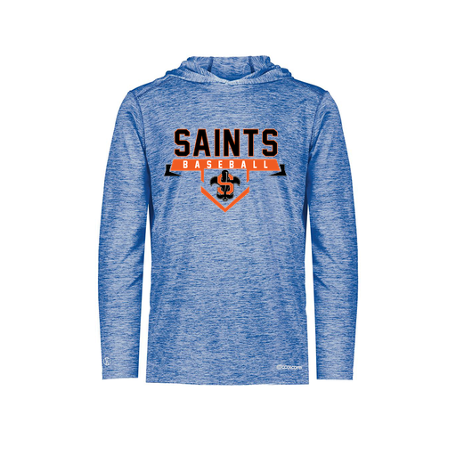 [FOLHCGRY-YS-LOGO1] Decker Youth Charge Hoodie (Youth S, Royal, Logo 1)