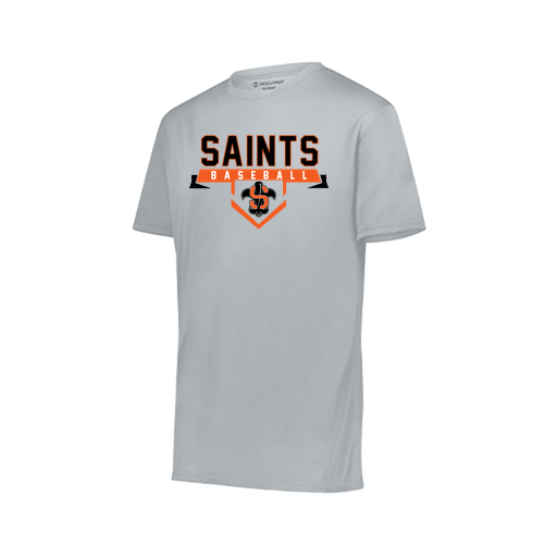 [222818.099.S-LOGO1] Men's Movement Dri Fit Shirt (Adult S, Silver, Logo 1)